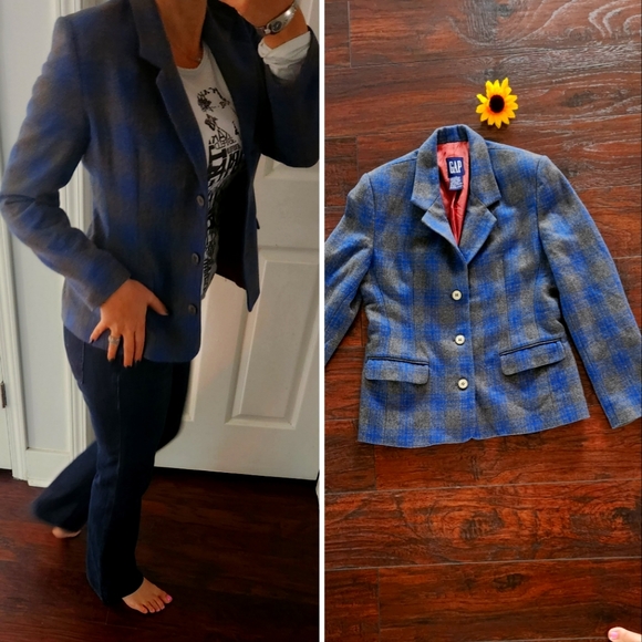 GAP WOOL BLAZER 💜 - Picture 1 of 7